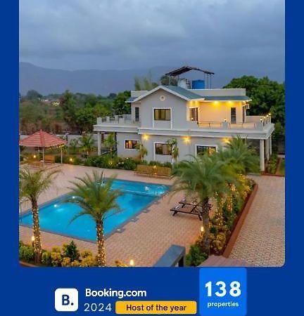 Ekostay Gold Palm Estate I Cricket Turf I Rain Dance I 2 Acre Property Karjat Luaran gambar